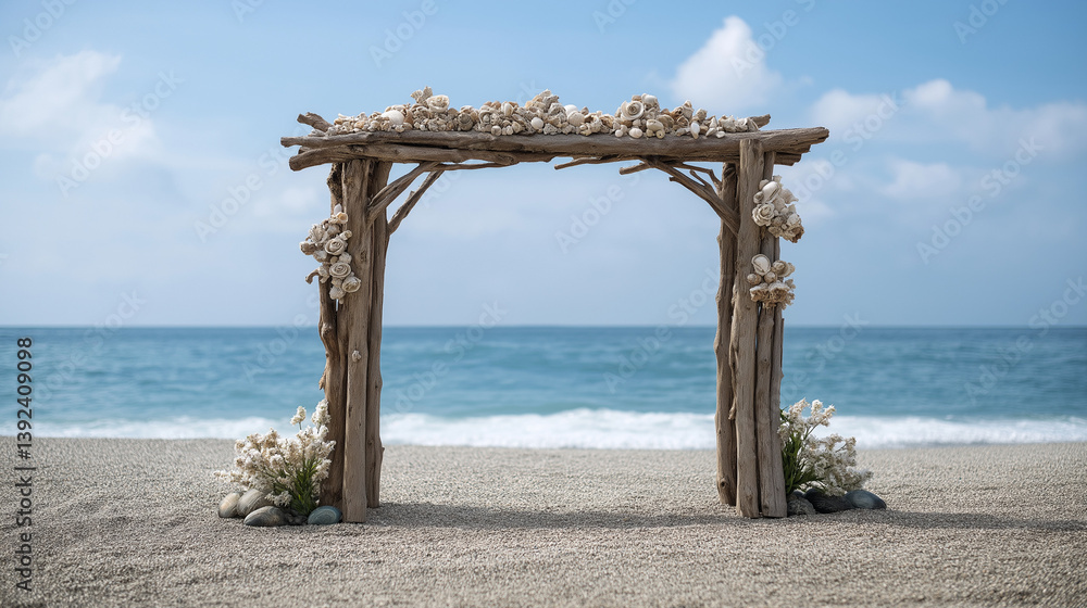 Embrace Coastal Romance With A Stunning Bridal Arch Handcrafted From Weathered Driftwood For Seaside Celebrations Embrace Coastal Romance With A Stunning Bridal Arch Handcrafted From Weathered Driftwood For Seaside Celebrations