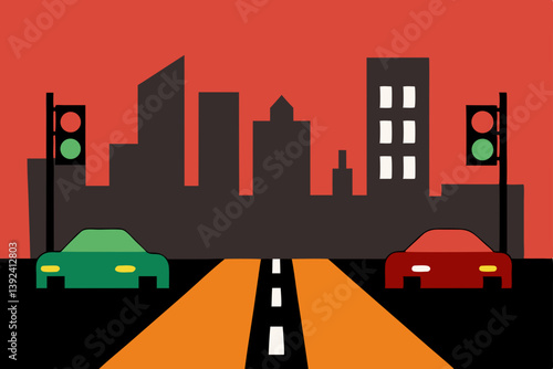 night city landscape