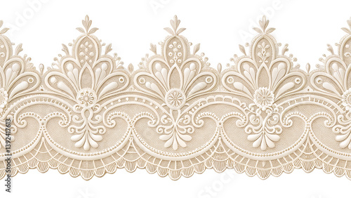 lace pattern on a transparent background.