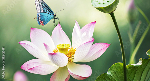 pink lily in the garden
