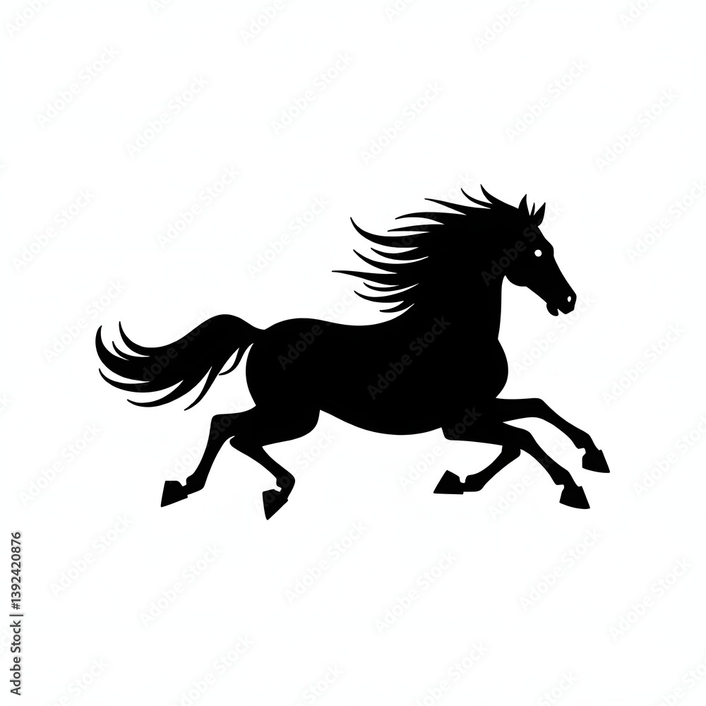 horse silhouette vector horse silhouette vector