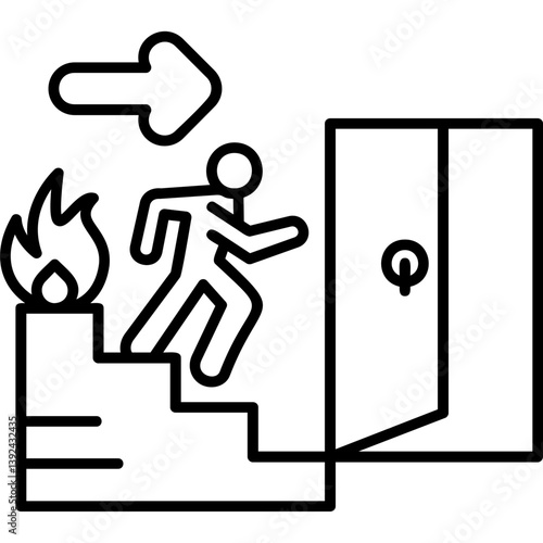 Fire Exit Icon