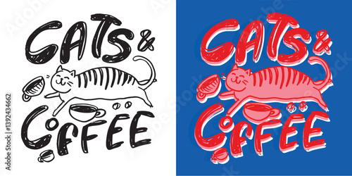 Fancy hand drawn doodle lettering quote. Lettering for t-shirt design, mug print, bag print, clothes fashion. 100% hand drawn vector image.