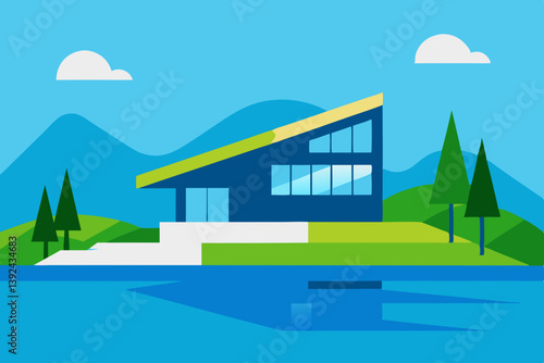 landscape with house