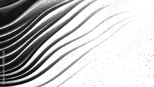 Scratched paper or cardboard texture Abstract vector noise. Small particles of debris and dust. 