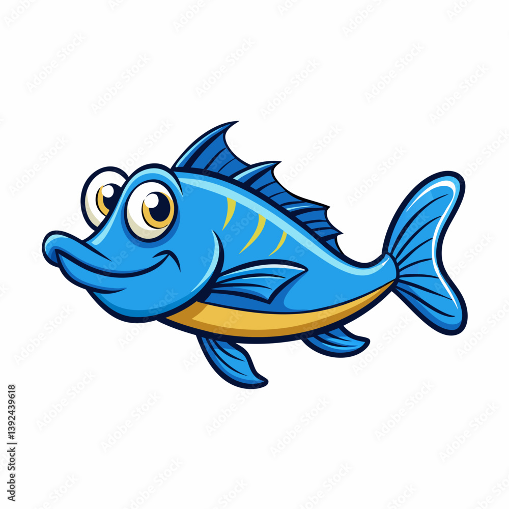Fototapeta premium cartoon fish cartoon
