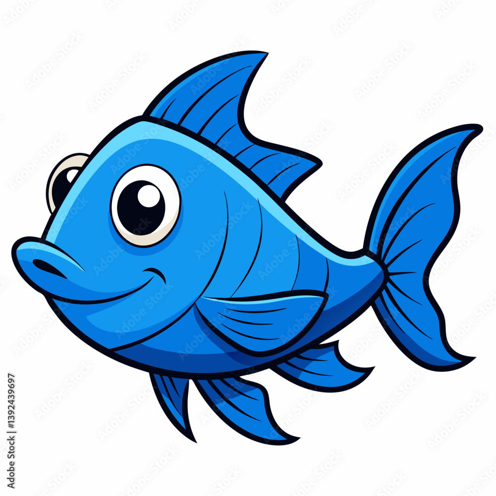 Obraz premium fish vector illustration