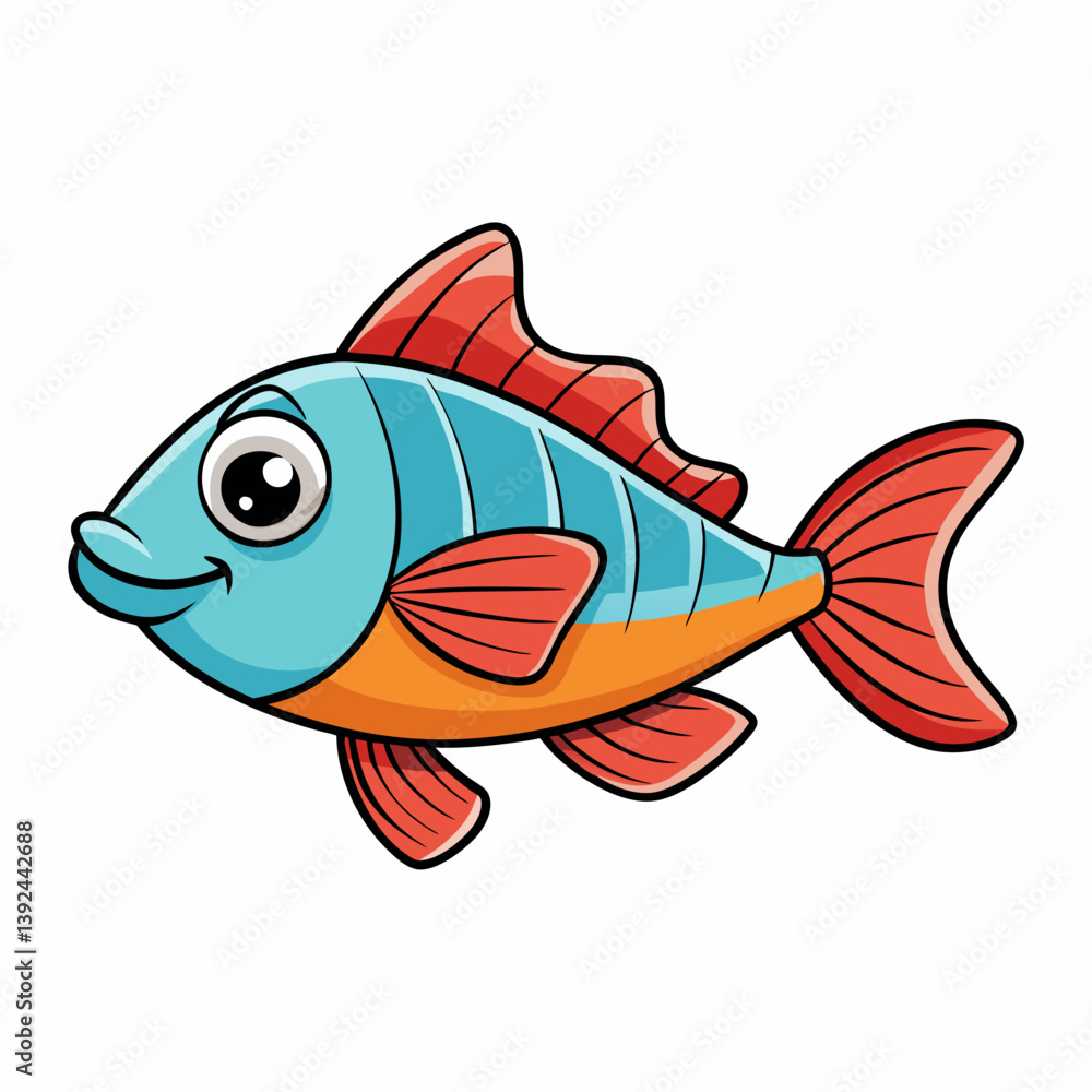 fish on a white background fish on a white background