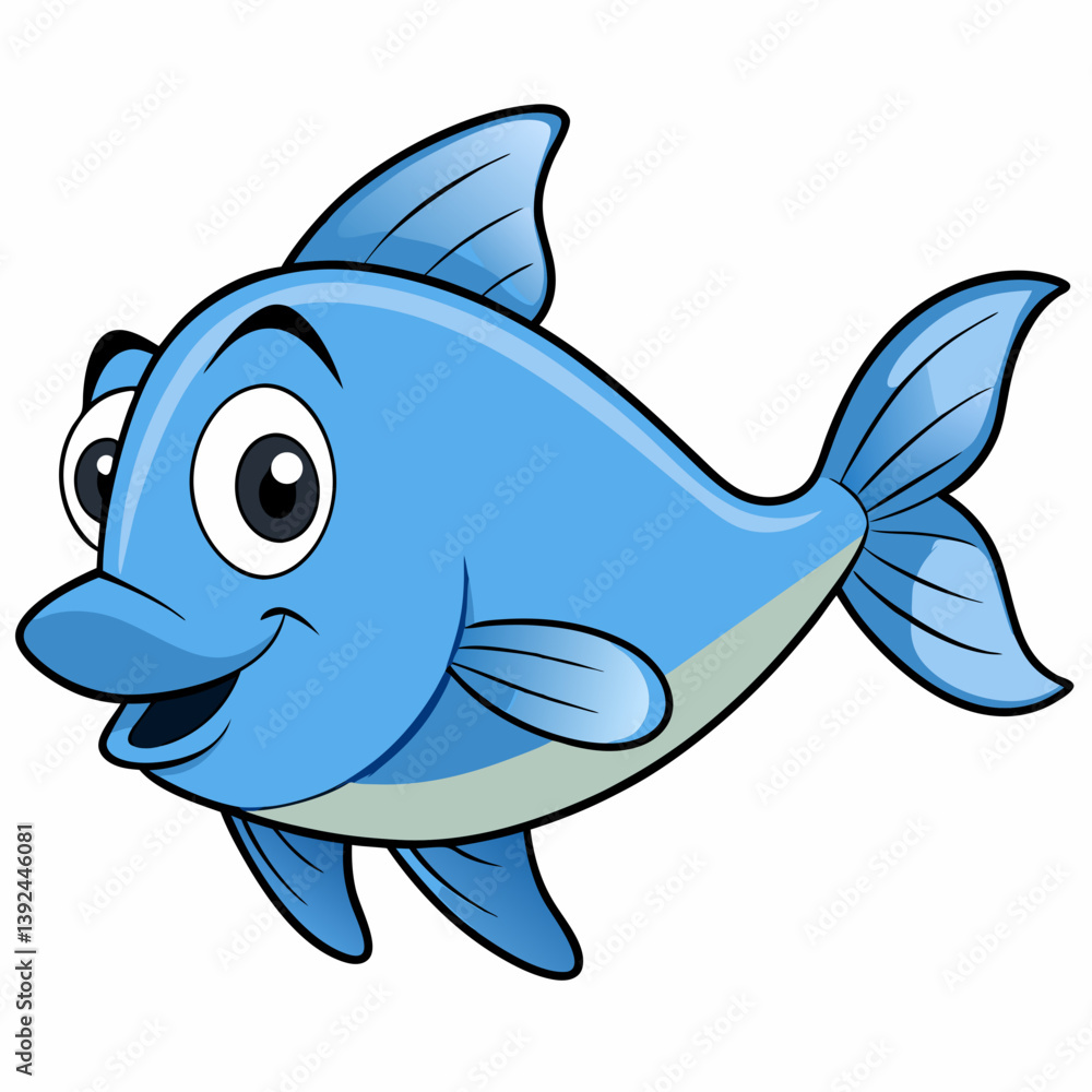 Fototapeta premium vector illustration of fish