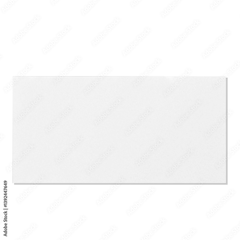 A blank white rectangular card, suitable for notes or creative projects. A blank white rectangular card, suitable for notes or creative projects.