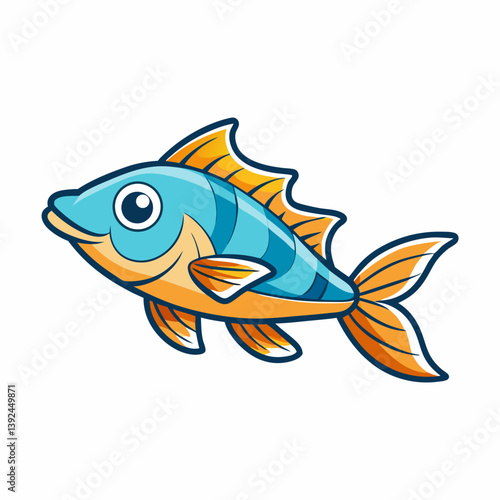 fish, sea, cartoon, water, animal, vector, illustration, ocean, aquarium, fishing, nature, underwater, art, tropical, aquatic, goldfish, marine, drawing, wildlife, swimming, fishes, cute, animals, car