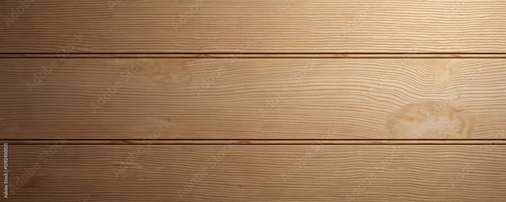 Fototapeta premium Close-up wooden planks textured background. Natural wood material, horizontal layout, light brown colours. Perfect for design, decor projects. Rustic wood texture, timber surface. Home interior,