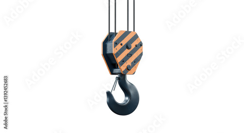 Obraz na płótnie Isolated Hook Crane