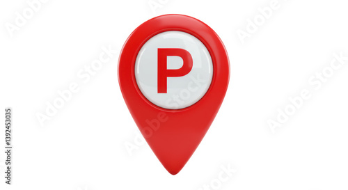 Free Download Isolated Parking Location Pin - GFXLoad