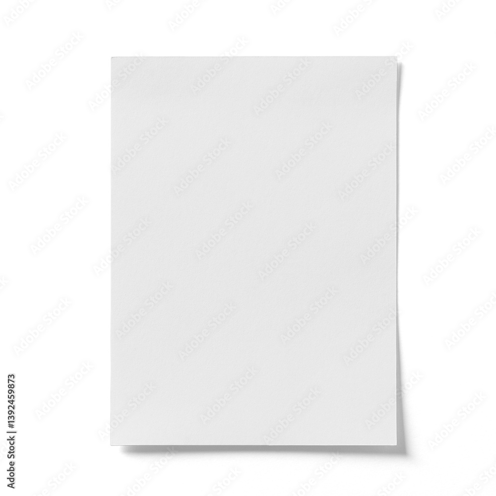 A blank sheet of white paper suitable for various writing or printing tasks. A blank sheet of white paper suitable for various writing or printing tasks.