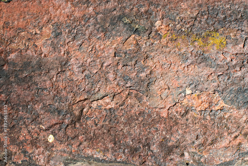 Natural red stone texture. Red with gray texture of stone. Stone Natural red stone texture. Red with gray texture of stone. Stone