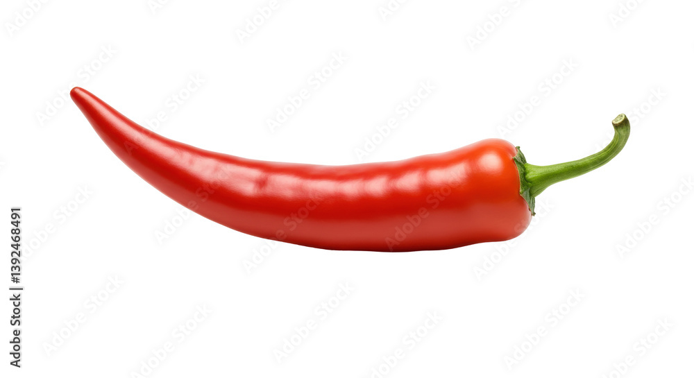 Isolated Red Chili Pepper Isolated Red Chili Pepper