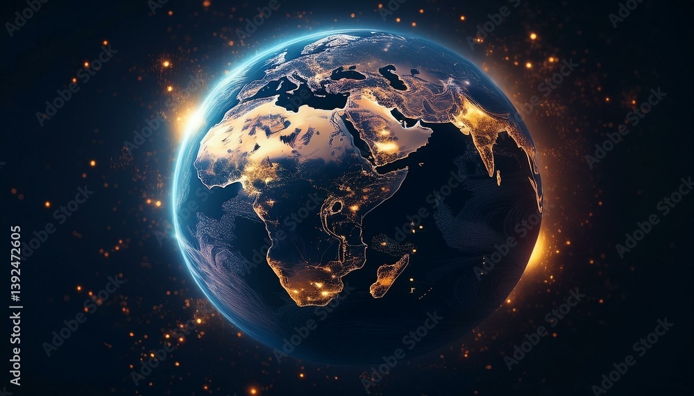 Obraz premium earth in space