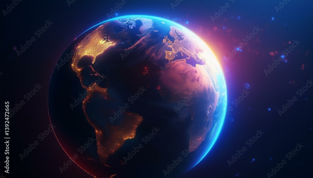 Obraz premium earth in space