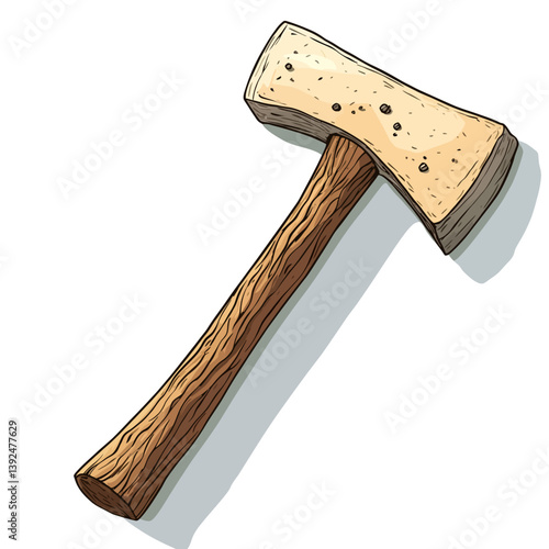 axe isolated on white background