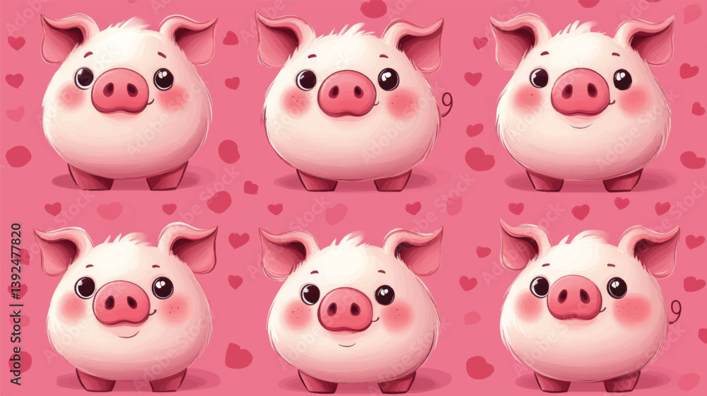 The Pink Puff Pals. The Pink Puff Pals.