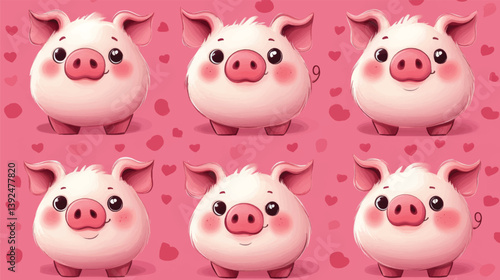 The Pink Puff Pals.