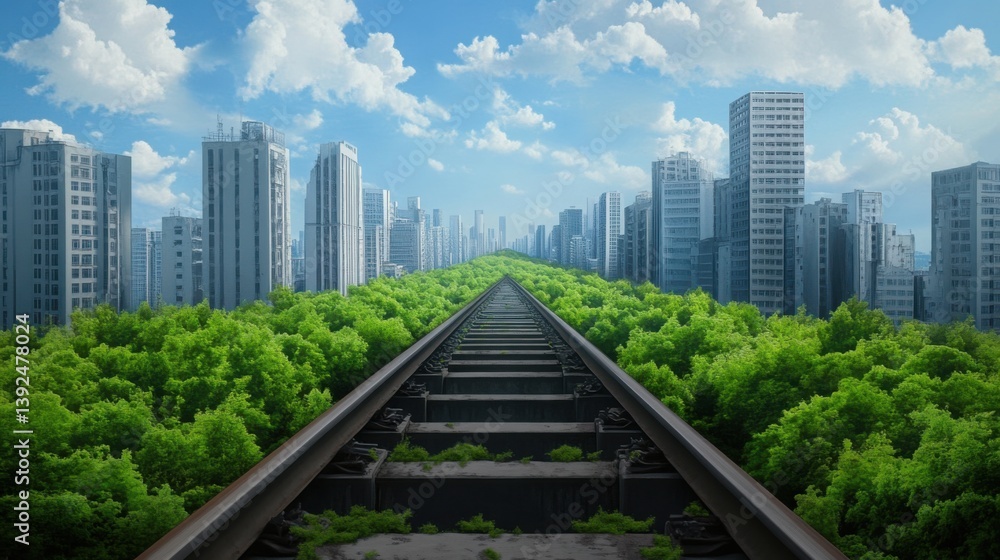 The world recovering after Armageddon, forests regrowing in the heart of abandoned cities The world recovering after Armageddon, forests regrowing in the heart of abandoned cities