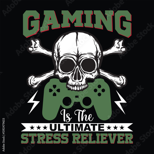 Gaming t shirt design