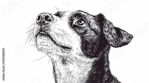 images of dog drawing illustration