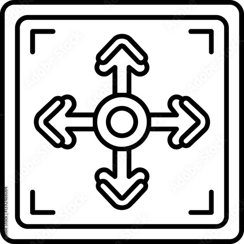 Four Arrow Icon