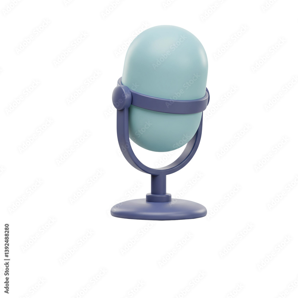 Microphone and audio symbol isolated on transparent background Microphone and audio symbol isolated on transparent background