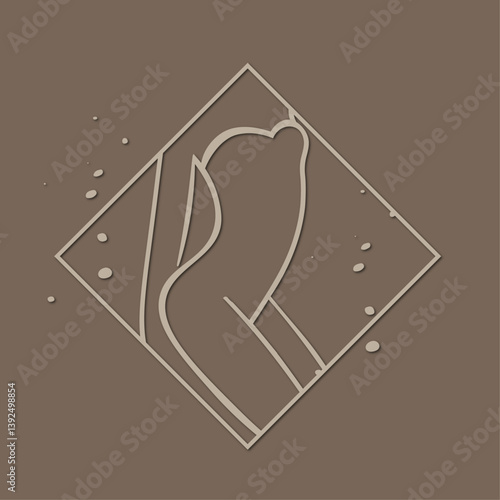 Icon minimalist line drawing of female body. Vector illustrations. minimalist, perfect body woman. Line art Silhouette of beautiful woman. Beauty logo, wall art posters, social media
