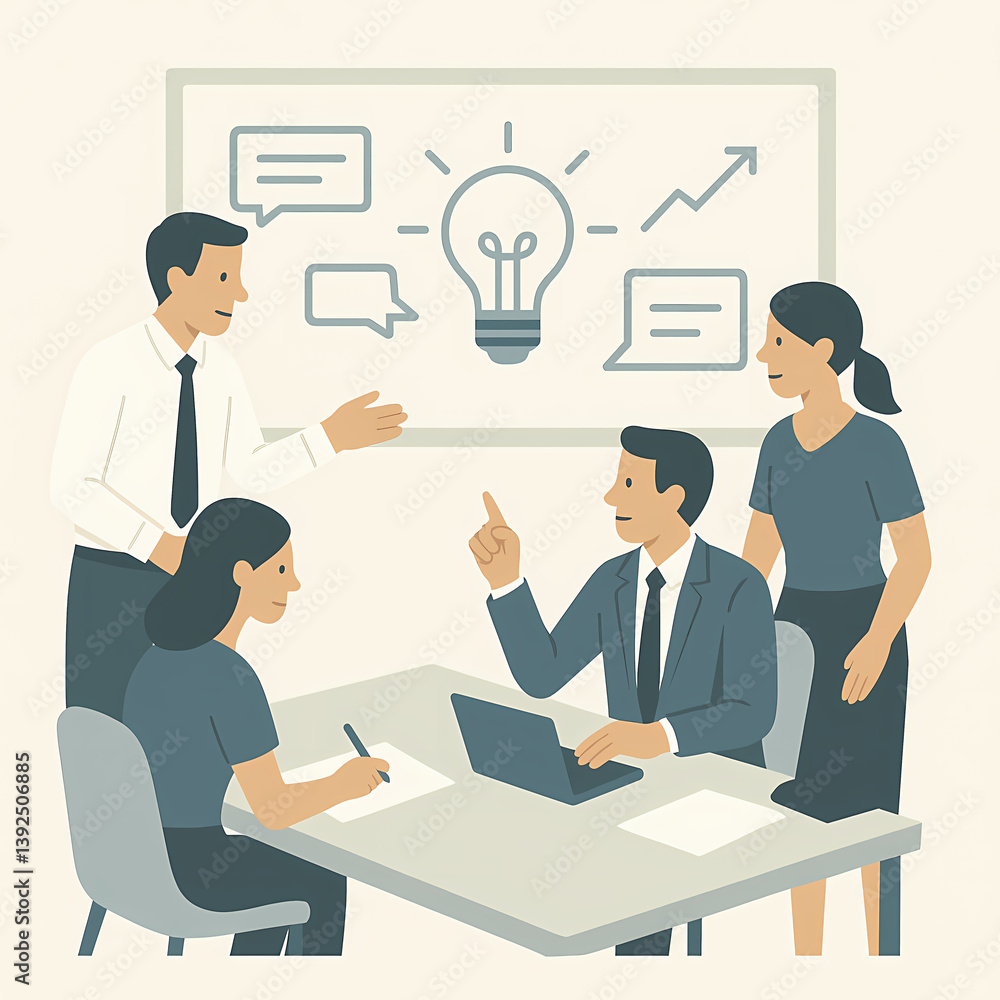 Business and Lifestyle Flat Vector Illustrations – Meetings, Planning, Support, and Daily Work Scenes
Business and Lifestyle Flat Vector Illustrations – Meetings, Planning, Support, and Daily Work Scenes