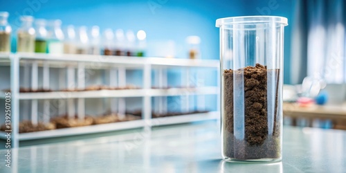 Soil Sample in Plastic Core Box, lab, laboratory,  lab, laboratory, soil, earth, exploration, core, nature