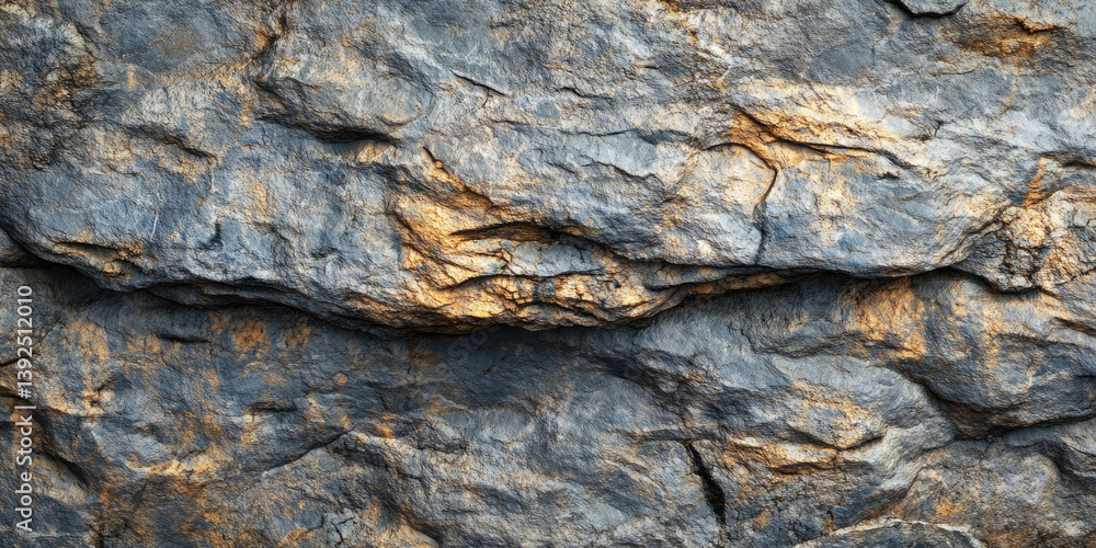 Close-Up of Rough, Textured Rock Surface. Close-Up of Rough, Textured Rock Surface.