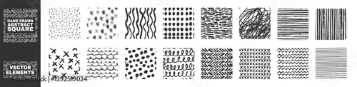 Hand drawn patterns doodle design isolated on transparent. Use for posters, greeting and business cards, banners, labels, badges and other graphic designs.
