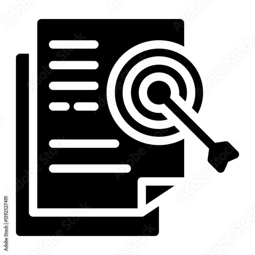 business plan target icon