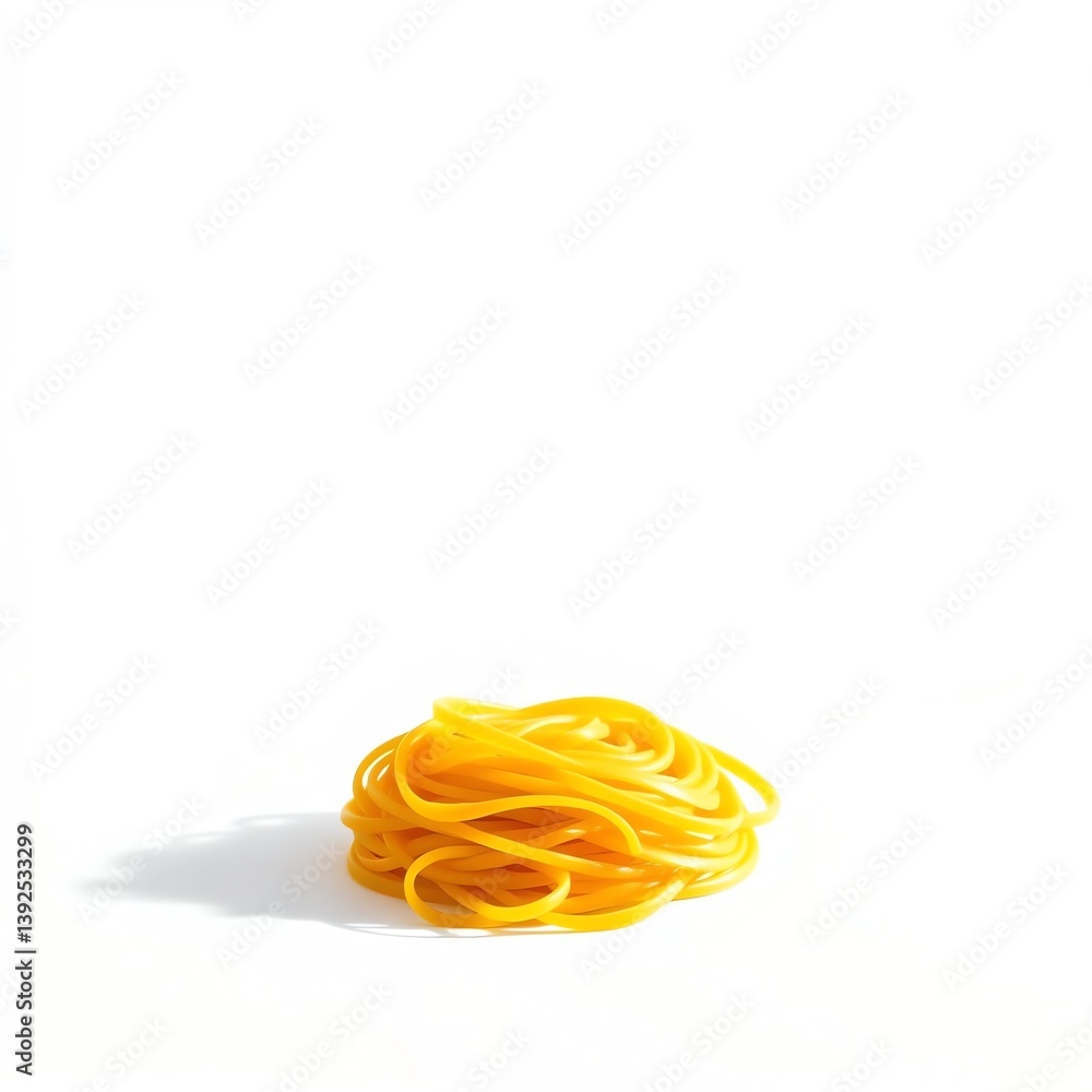 an image of a pile of noodles on a white surface, there is a pile of noodles on a white surface an image of a pile of noodles on a white surface, there is a pile of noodles on a white surface