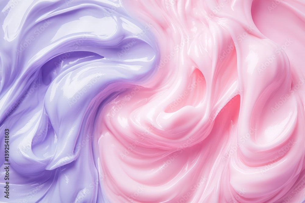 Fototapeta premium Swirling Creams