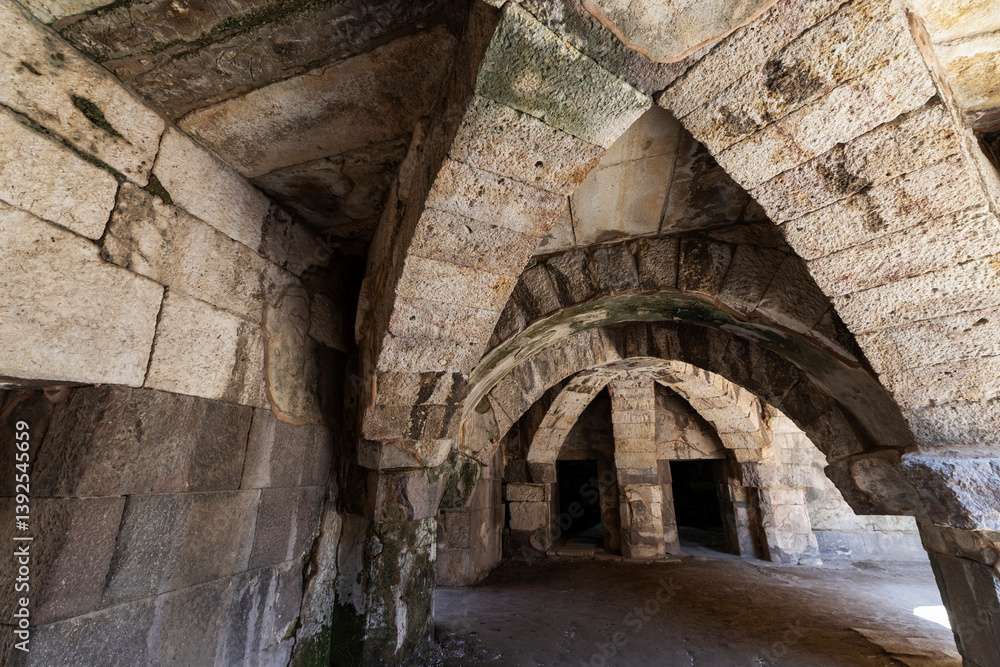 Smyrna agora. With the new works, the ruins of the ancient city began to appear. Agora is located in the center of Izmir. Izmir Turkey