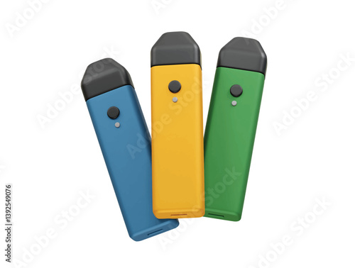 Vape Device icon illustration 3d Electronic cigarette icon 3d render element