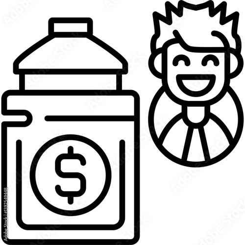 Jar Icon Vector Element