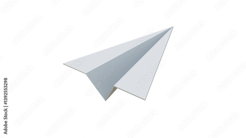 Paper plane on isolated background. Paper plane symbol for messaging, communication, and mail sending design. Paper plane on isolated background. Paper plane symbol for messaging, communication, and mail sending design.
