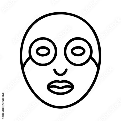 Sheet face mask for skincare routine and facial treatment for beauty and spa day self care and wellness