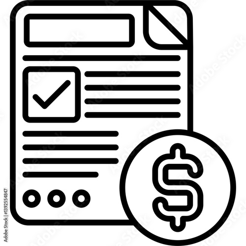 Agreement Icon Vector Element
