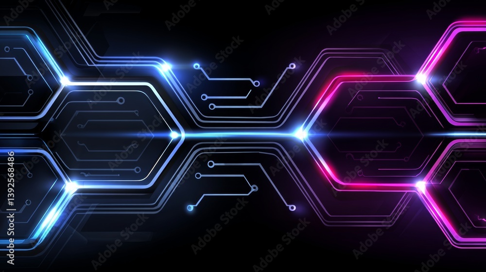 Holographic technology is layered over a muted background to create a futuristic aesthetic Holographic technology is layered over a muted background to create a futuristic aesthetic