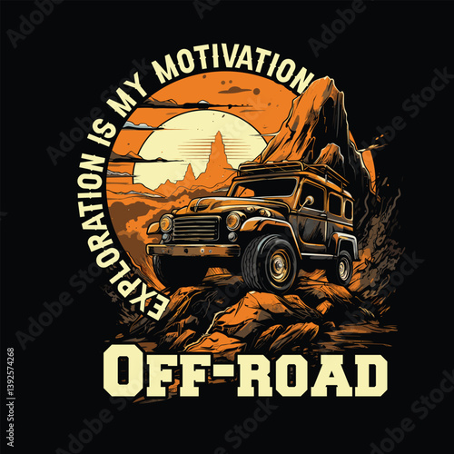 off-road t shirt design