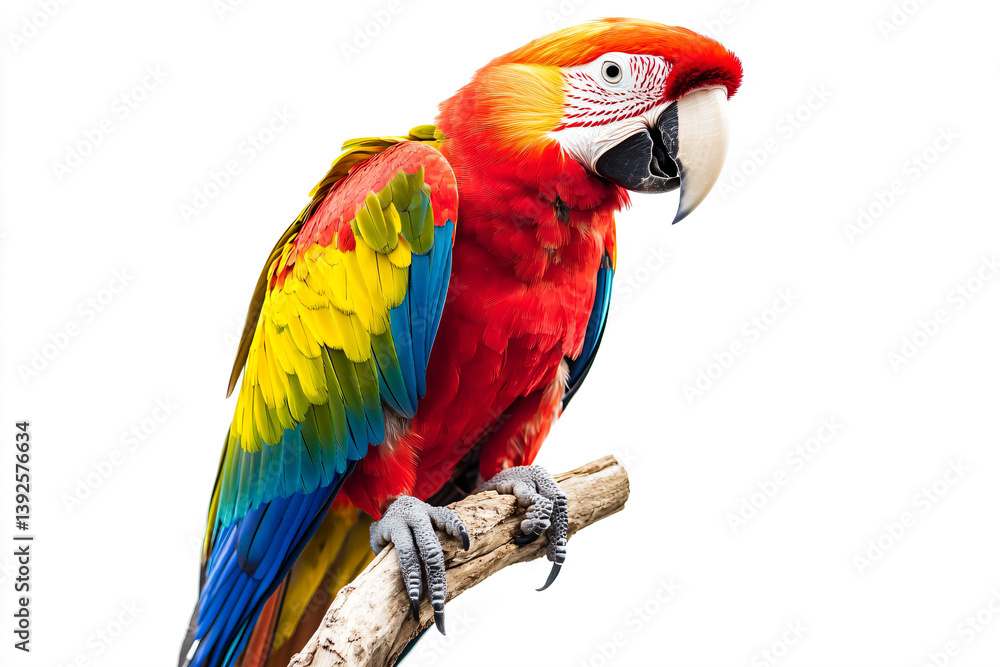a colorful parrot sitting on a branch of a tree a colorful parrot sitting on a branch of a tree