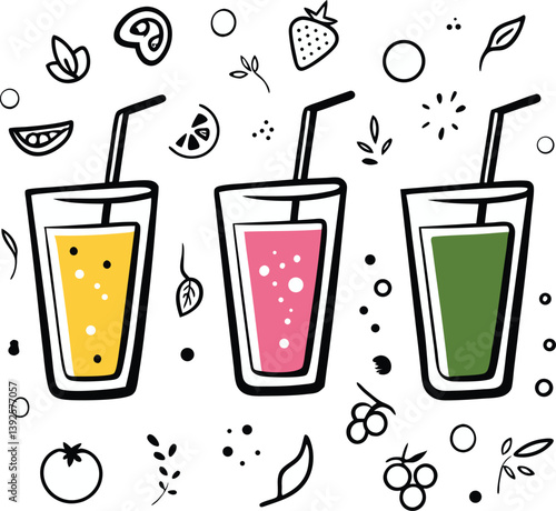 Refreshing Fruit Smoothies Three Delicious Summer Drinks