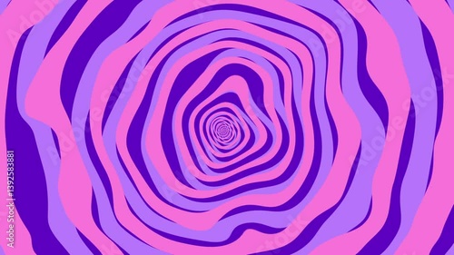 Spiral animation, abstract colorful background